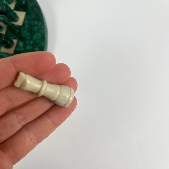 Image 1 of Decorative chess set in malachite, 1950–1970