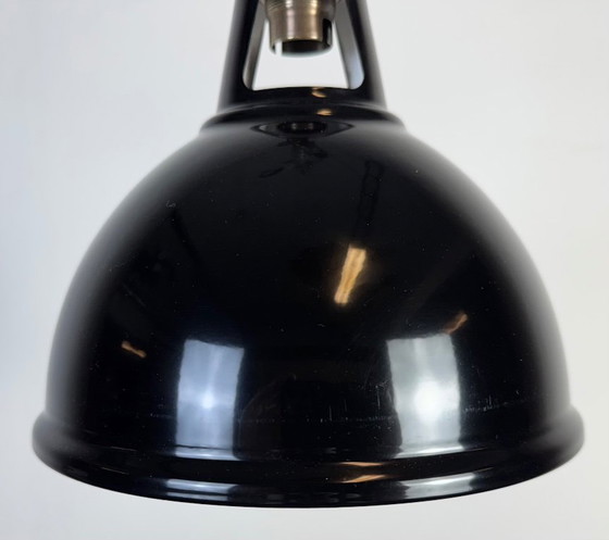 Image 1 of Vintage industriële zwart geverfde hanglamp, jaren 2000