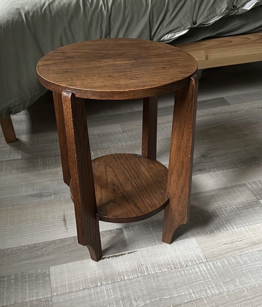 Mesa auxiliar Art Déco de la Escuela de Ámsterdam