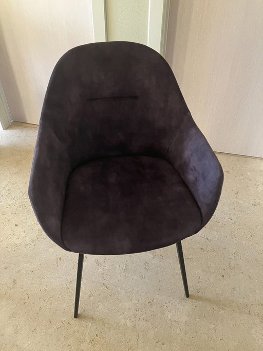 sedie a secchiello in nabuk tavolo da pranzo (4)