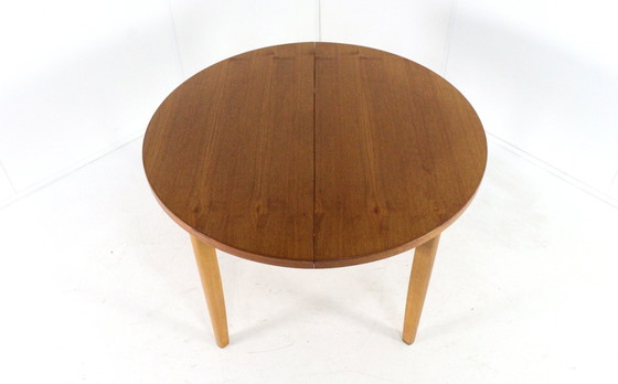 Image 1 of Round extendable dining table 'Rudolstadt' vintage