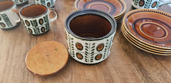 Boch La Louvière Walnoot Serie Koffieservies – 18-delig – 8 personen – Ceramic (photo 13 of 14)