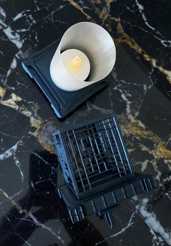 Image 1 of Japandi Design Table Lamp – 3D-printed LED tea light lamp in Japanese style