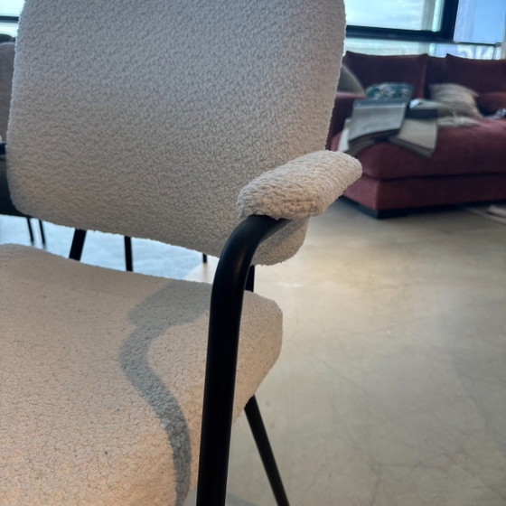 2x Bady - Tela blanca – INHOUSE, Sillas de comedor, Plastic, Textile (photo 3 of 3)