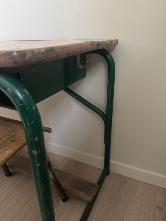 Image 1 of Vintage schooldesk for kids