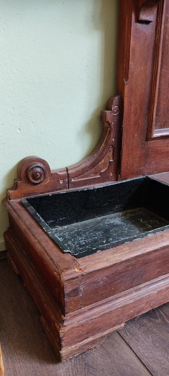 Image 1 of Antique Art Nouveau Style Hall Furniture