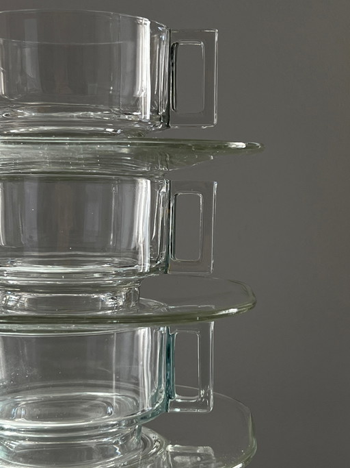 Set vintage bol à soupe et soucoupe „Arno“ – Joe Colombo (prix par bol et soucoupe)