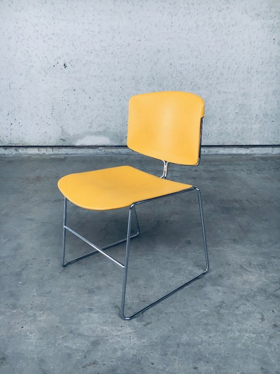 Image 1 of Satz von 8 MAX STACKER Konferenz-/Bürostühlen von Steelcase Strafor, USA 1980er Jahre