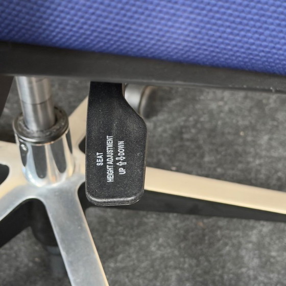 Image 1 of hjh office Ergo Line II  bureaustoel stof -blauw