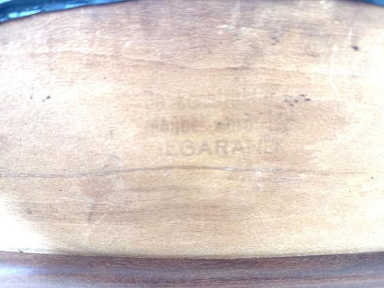 Image 1 of set di 4 sedie da pranzo di design in corno di mucca vintage di Louis van Teeffelen per AwA