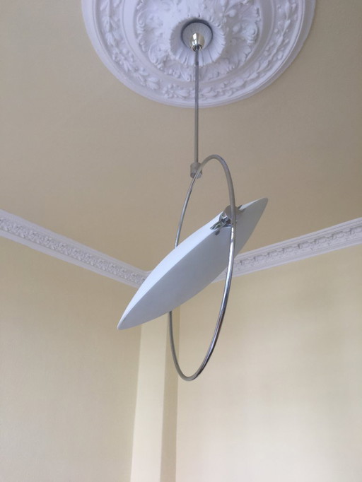 Nobona, Fontana Arte pendant light from the 80s, d 102 cm