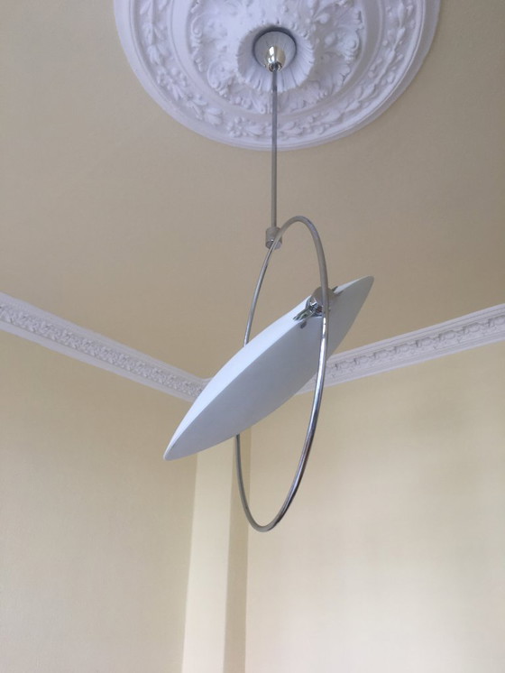 Image 1 of Nobona, Fontana Arte pendant light from the 80s, d 102 cm
