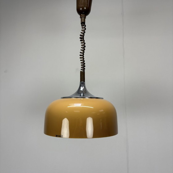 Image 1 of Lampada a sospensione di metà secolo di Meblo, Harvey Guzziny, anni '70, Italia