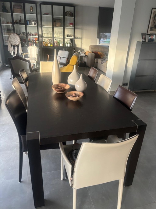 Malofancon Extendable Dining Table – 200 × 100 cm – eettafels, Wood