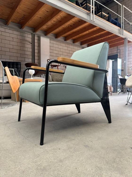 Vitra Fauteuil de Salon, Jean Prouvé – Poltrone, Metallo, Tessile (photo 2 of 7)