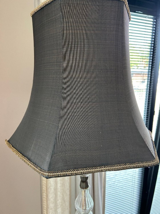 Vintage Staande Schemerlamp Uit 1940-1950 – Vloerlampen, Brass (photo 3 of 6)