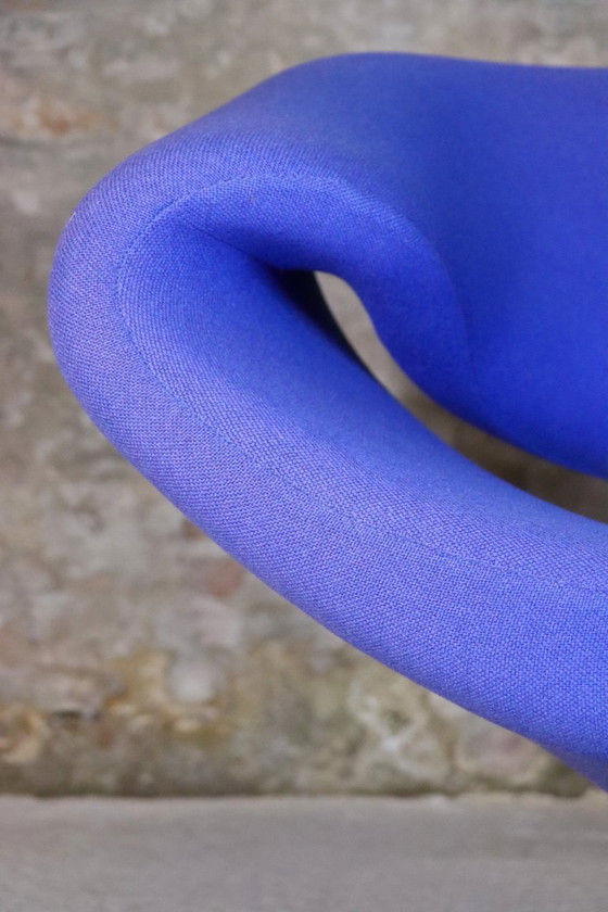 Image 1 of Artifort - F582 - Ribbon Chair + Ottoman - Pierre Paulin - 1990s