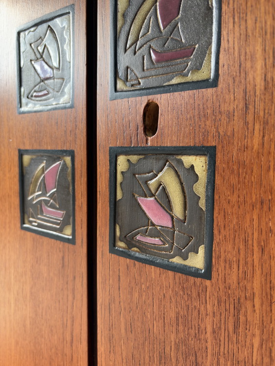 Image 1 of Jahrgang Louis van Teeffelen Dressoir Wébé