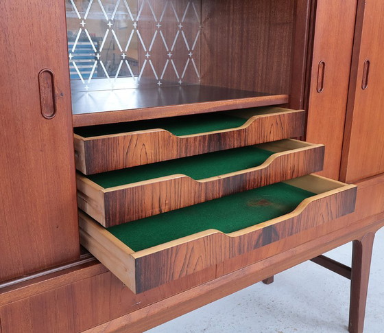 Image 1 of Danish design teak highboard, 1960s