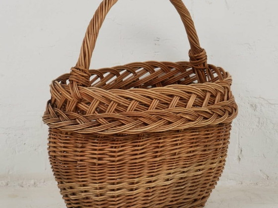 Antiker Weidenkorb (ca. 1930) #5 – Dekorative Objekte, Wicker (photo 2 of 9)