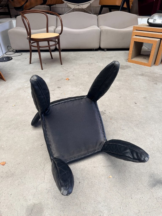 Silla Moooi Monster de Marcel Wanders, Sillas de comedor, Cuero, Negro (foto 11 de 12)