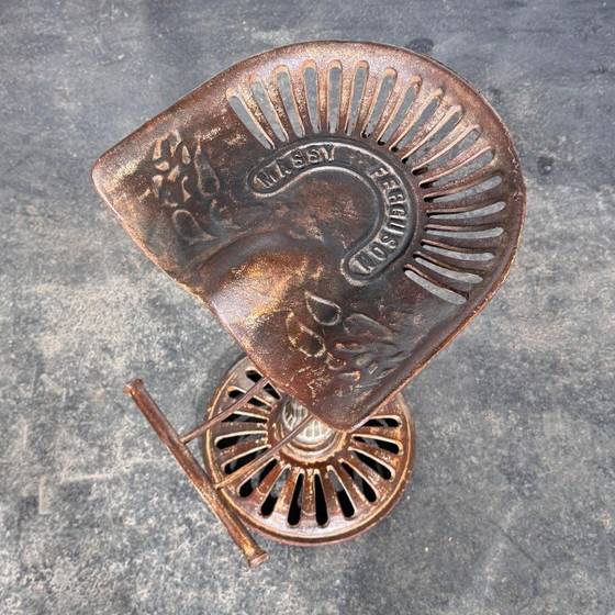 Massey Ferguson gietijzeren tractorstoel barkruk – Fauteuils, Cast Iron (photo 2 of 14)