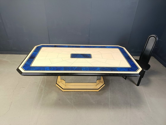 Image 1 of Tavolo da pranzo laccato vintage, anni &#39;70