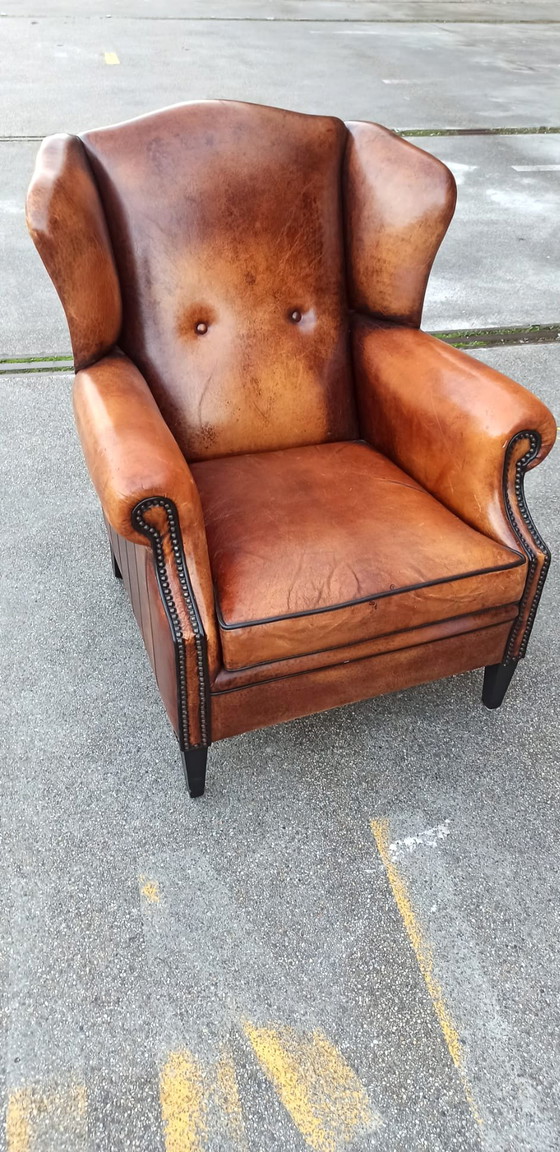 Image 1 of Lounge Atelier Schapenleren Fauteuil