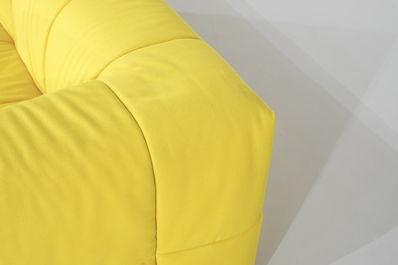 Image 1 of Strips" yellow sofa by Cini Boeri for Arflex, Italy 1968.