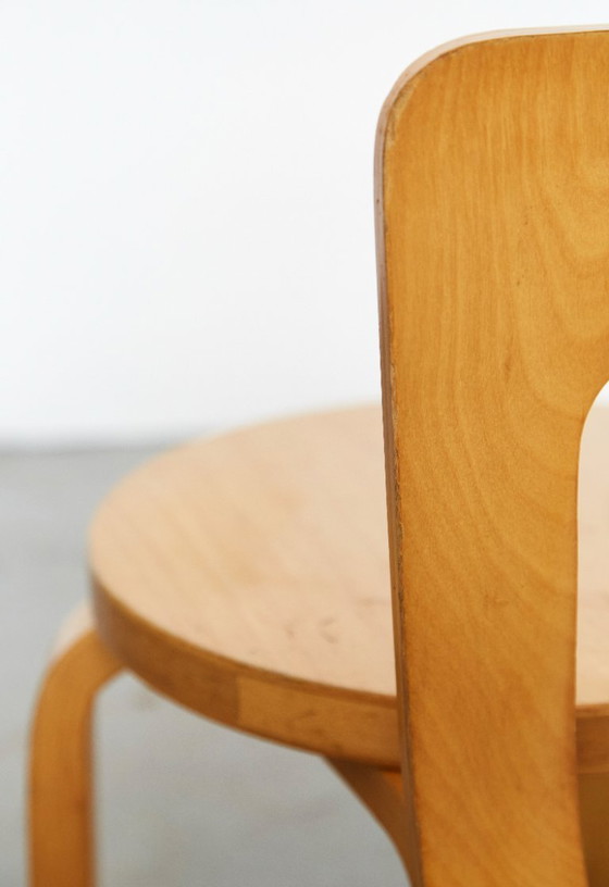 Image 1 of Set van twee Alvar Aalto kinderstoelen N65 voor Artek