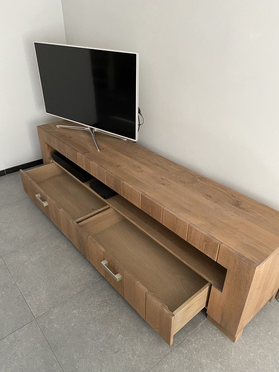Image 1 of Massief eiken tv meubel
