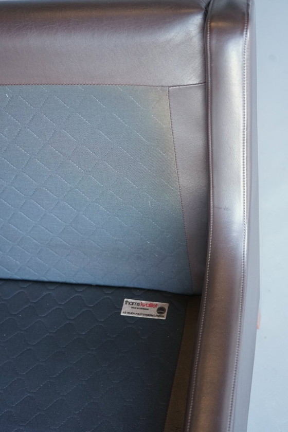 Image 1 of Zwei dänische Ledersessel von Georg Thams, Dänemark, 1960er Jahre