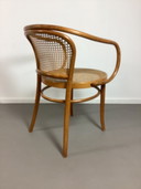 Vintage 210 Stoel Rotan Gebogen Hout