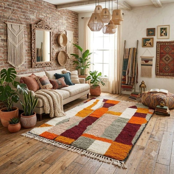 Orange Traditional Carpet 2.5x1.5m – Rugs & carpets, Wool (photo 7 of 8)