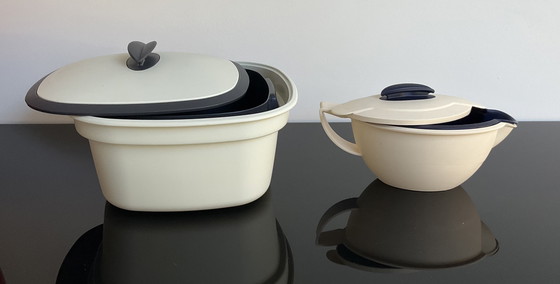 Image 1 of TUPPERWARE: Recipiente multiusos y dos cuencos para salsas