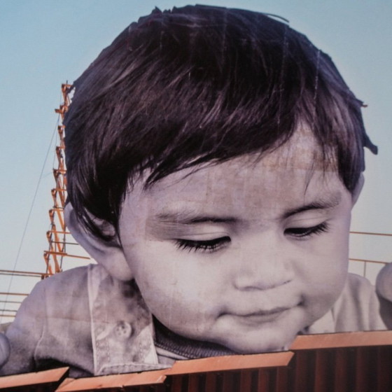 Image 1 of JR 'Chronicles' | manifesto originale della mostra