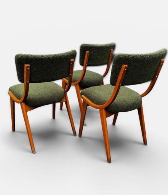 Image 1 of 3 chaises vintage restaurées