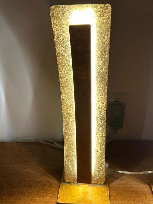 Table Lamp Design Paul Neuhaus Gold Set 2x