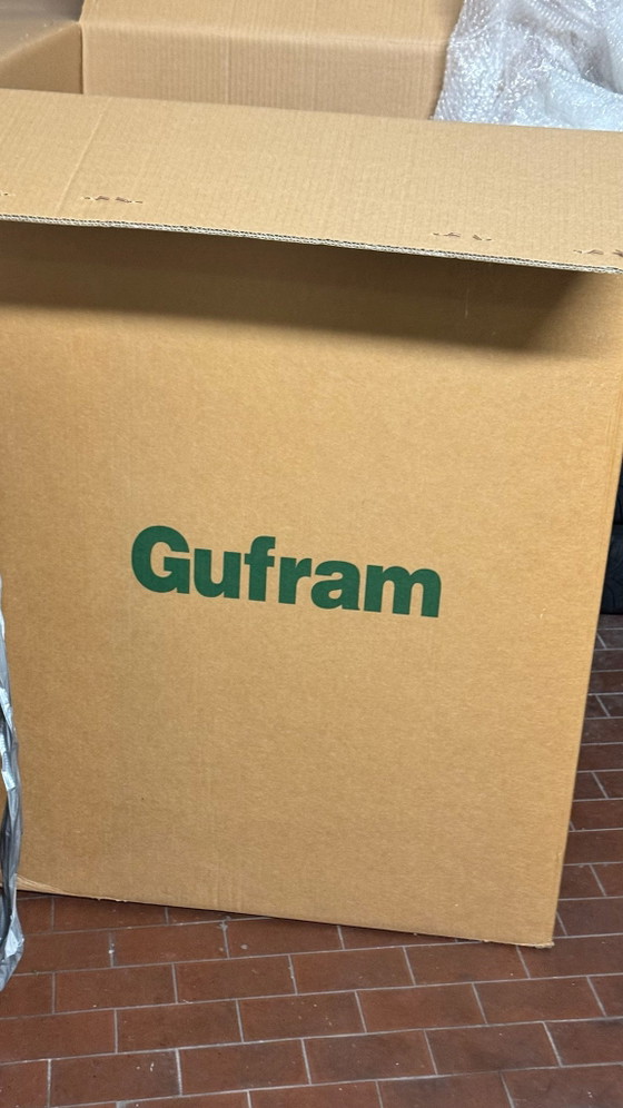 Complete set 4 Bounce Gufram White G15101 stoelen, Eetkamerstoelen, Kunststof, Wit (foto 7 van 15)