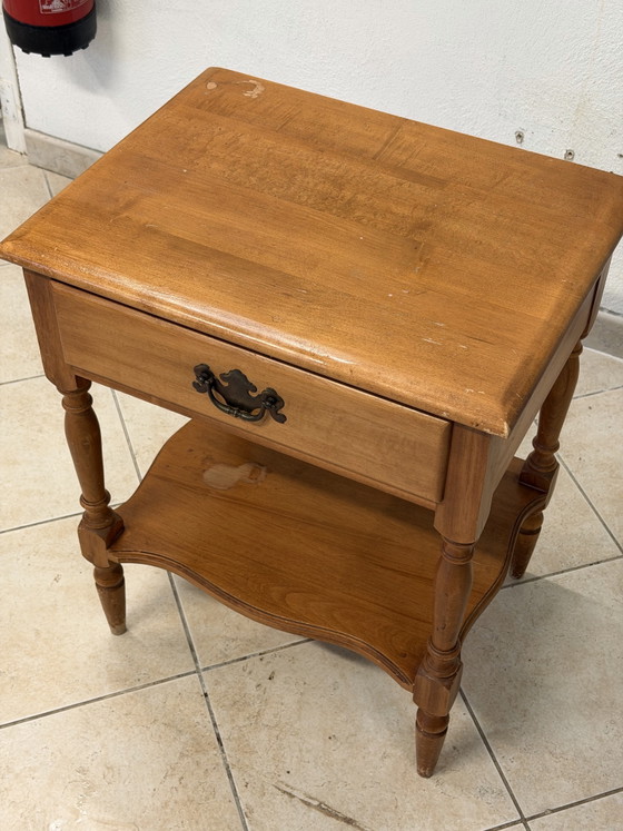 Hand-restored vintage side cabinet – Unique piece – ethan allen, Nightstands, Wood (photo 5 of 5)