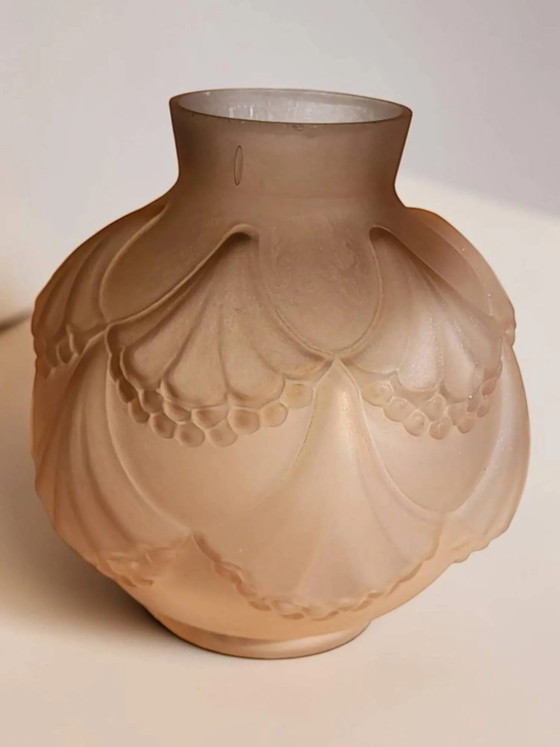 Art Deco Glasvase 1930 – Vasen, Crystal (photo 4 of 9)