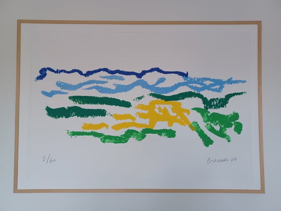 Image 1 of Jan Cremer: ‘Umbría’ - serigrafía enmarcada de gran formato