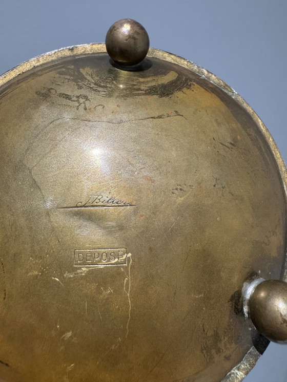 Image 1 of Art Deco butterfly wing trinket tray, Billere