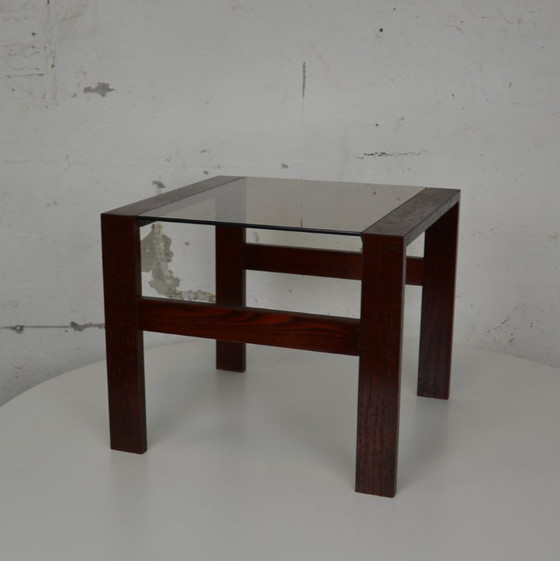 Image 1 of Juego de 2 mesas auxiliares apilables