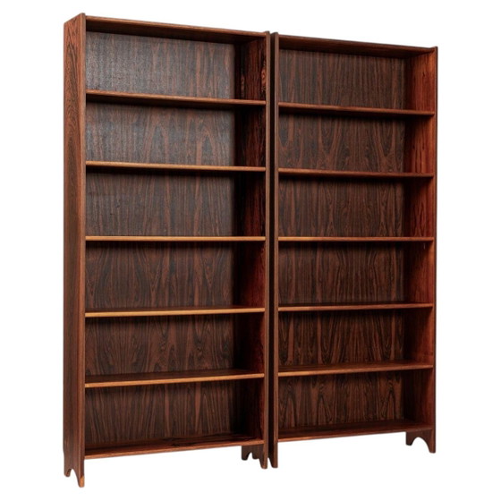 Afra & Tobia Scarpa Artona Librería de Palisandro Mid Century Maxalto 1970 – Leather, Mid Century Modern (photo 2 of 23)