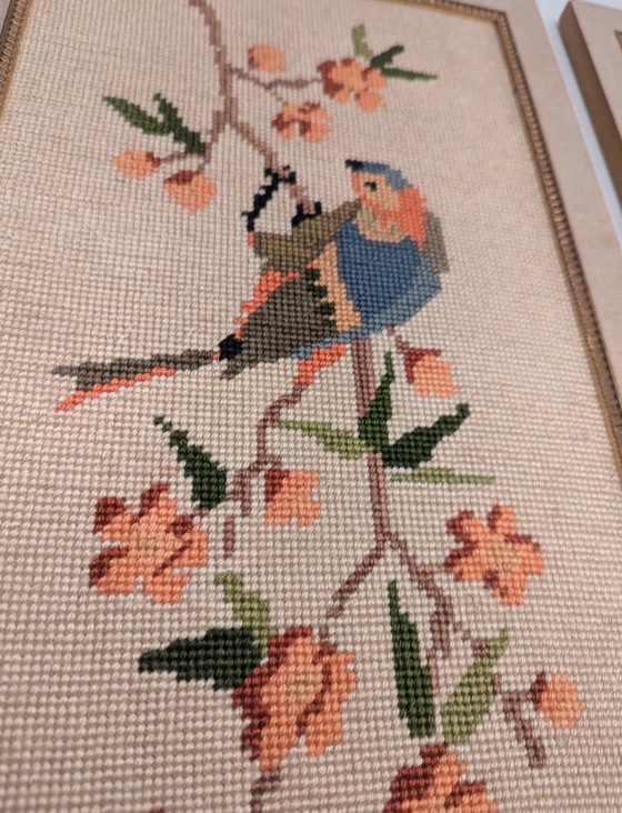 Image 1 of 2x Cadre photo en tapisserie vintage romantique pour influenceurs