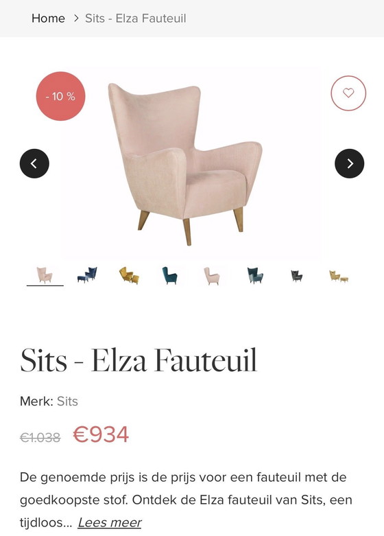 Image 1 of 2 x Elza Sits Fauteuil - Collezione Cocktail e Design