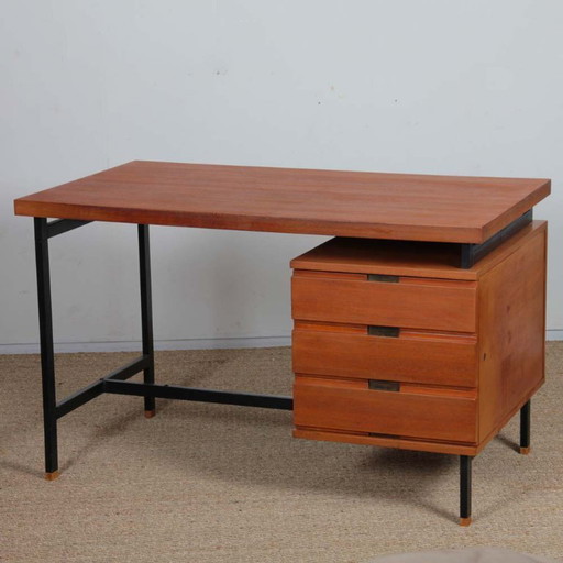 Bureau vintage en teck par Pierre Guariche des années 1960