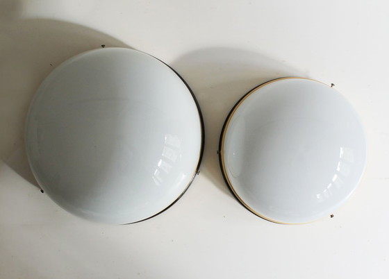 Image 1 of Coppia di lampade da soffitto/parete vintage anni '50 di Elektrosvit