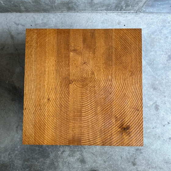 Image 1 of Mesa de centro Linteloo LOG de 80 x 80 cm – tablero de madera maciza